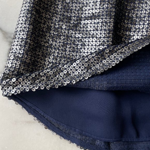 Rebecca Taylor Navy Sequin Dress - Picture 8 of 15
